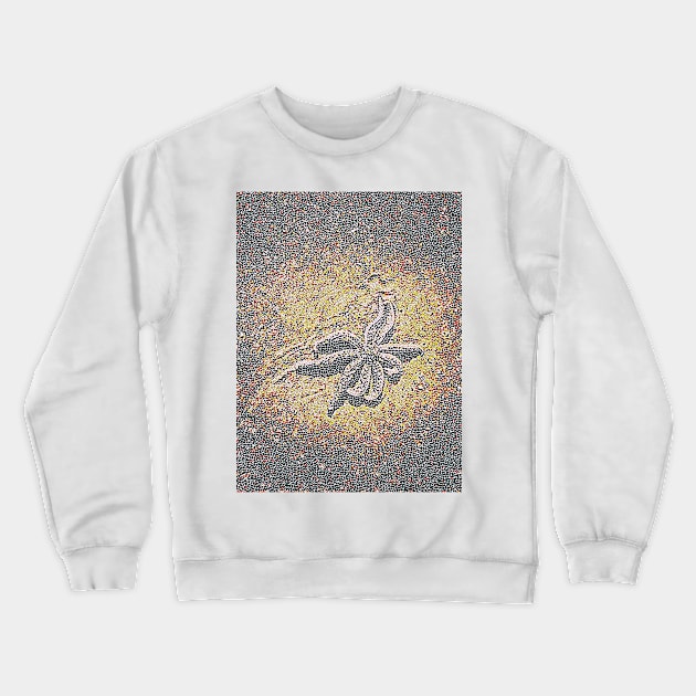 Golden Brown Starfish Crewneck Sweatshirt by Tovers